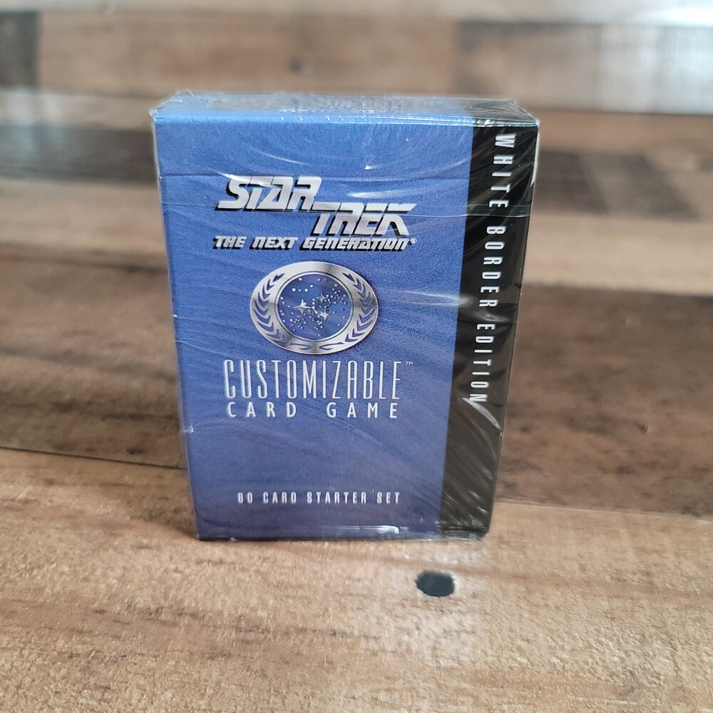 Star Trek The Next Generation Customizable Card Game White Border 60 Card Deck